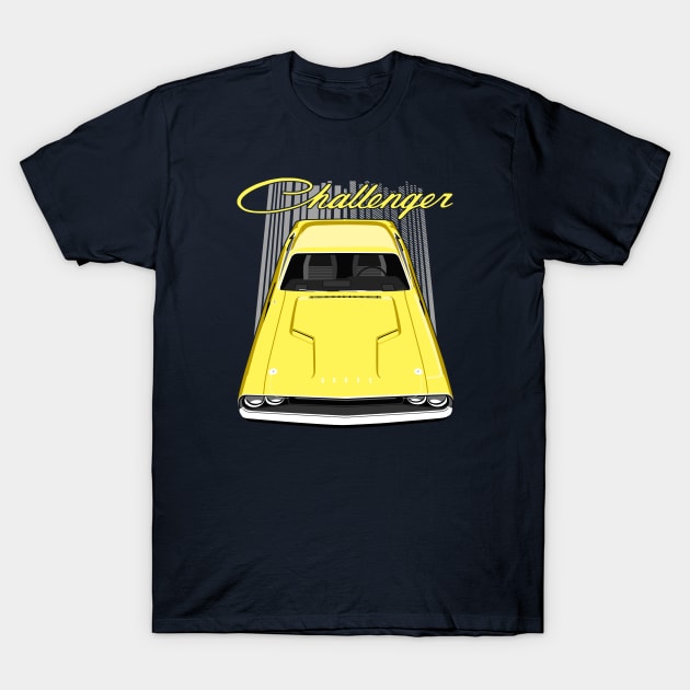 Challenger 70 - Yellow T-Shirt by V8social